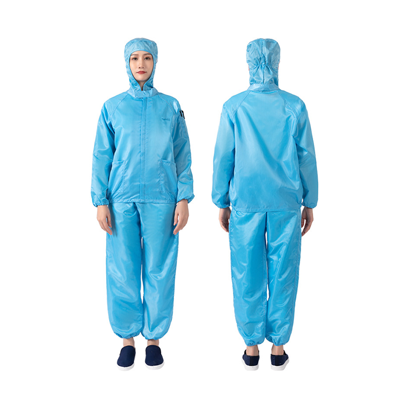 ESD ক্যাপ এবং প্যান্ট সহ ESD জ্যাকেট