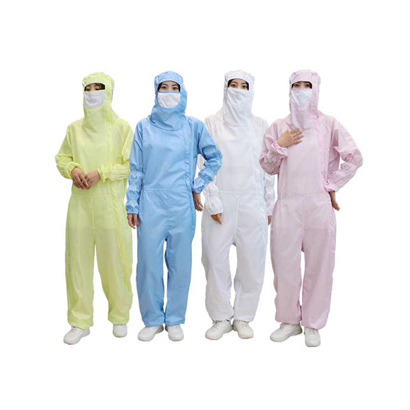 অ্যান্টি স্ট্যাটিক স্লান্টেড ওপেন ফ্রন্ট হুডেড জাম্পসুট